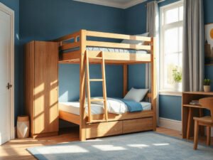 Giường tầng cho bé trai giá rẻ - hình 1