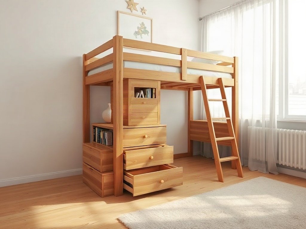 Giường tầng cho bé trai giá rẻ - hình 4