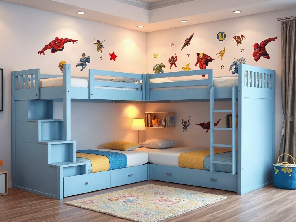 Giá bán giường tầng cho bé trai - hình 4