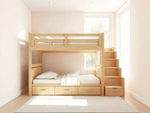 Nơi bán giường tầng gỗ nhập khẩu tại HCM - hình 1