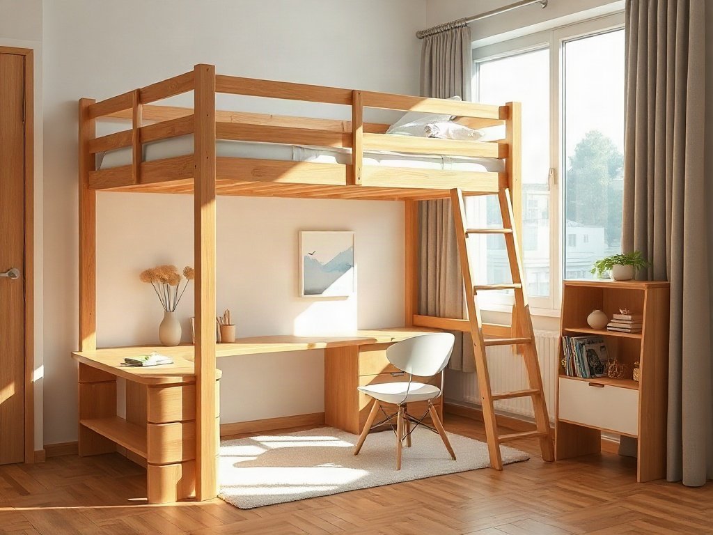 Nơi bán giường tầng gỗ nhập khẩu tại HCM - hình 4