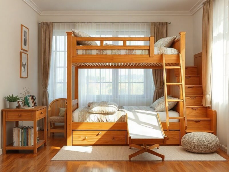 Báo giá giường tầng có cầu trượt - hình 1
