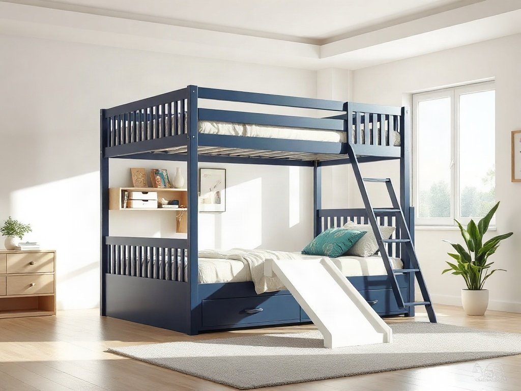 Báo giá giường tầng có cầu trượt - hình 5