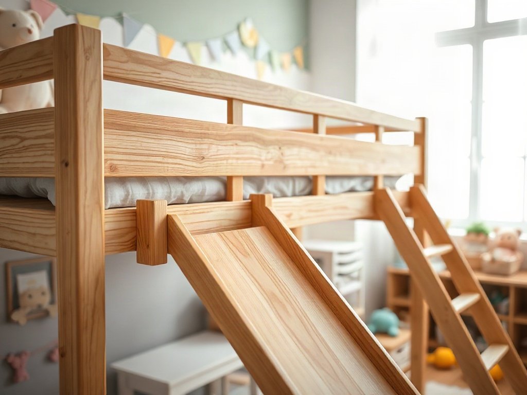 Giường tầng có cầu trượt giá tốt - hình 5