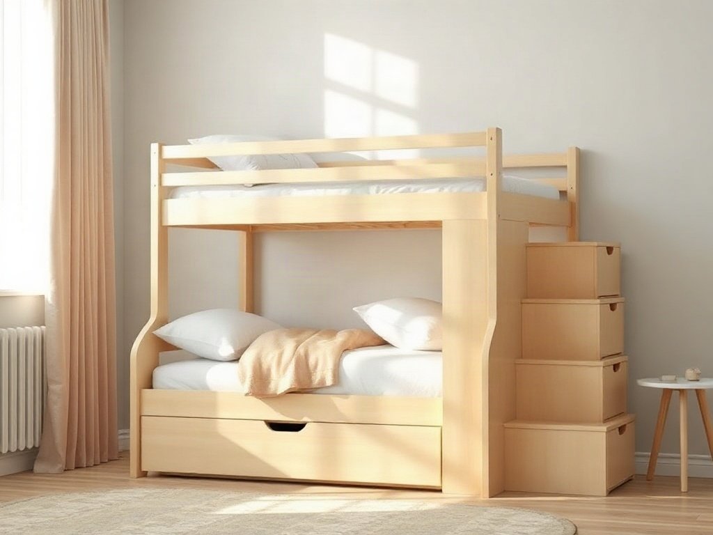 Báo giá giường tầng gỗ sồi - hình 1