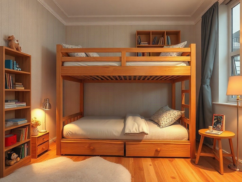 Báo giá giường tầng gỗ sồi - hình 2