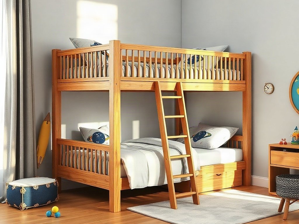 Giường tầng cho bé trai giá bao nhiêu - hình 2