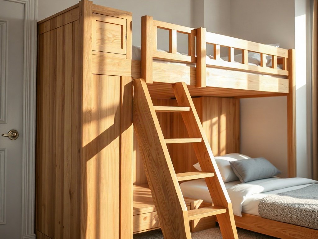 Mua giường tầng gỗ căm xe gần đây - hình 2