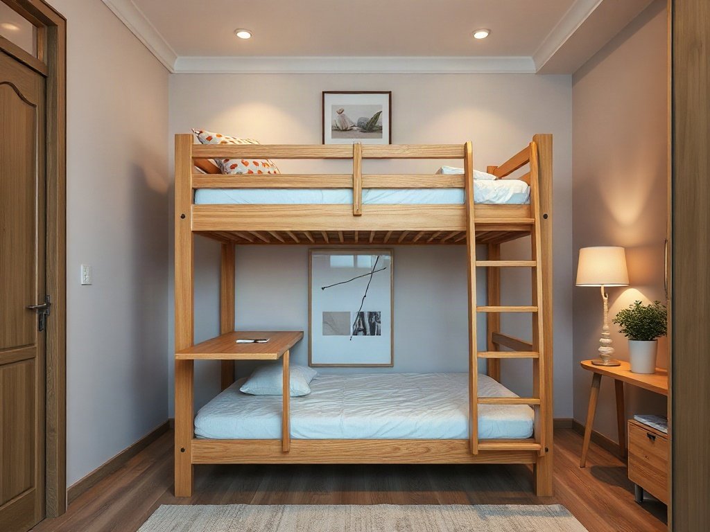 Mua giường tầng gỗ căm xe gần đây - hình 5