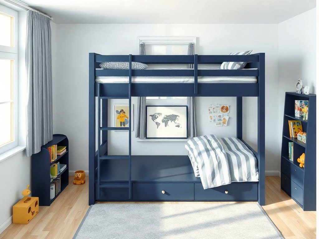 Mua giường tầng gỗ căm xe gần đây - hình 6