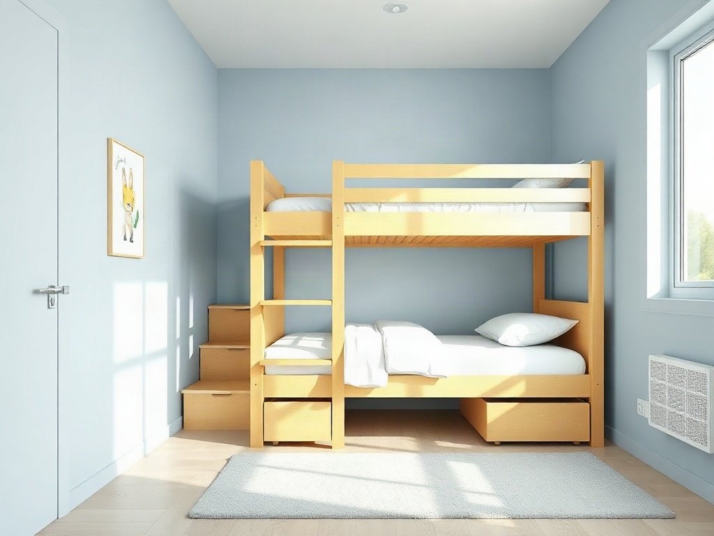 Giường tầng gỗ công nghiệp giá bao nhiêu - hình 1