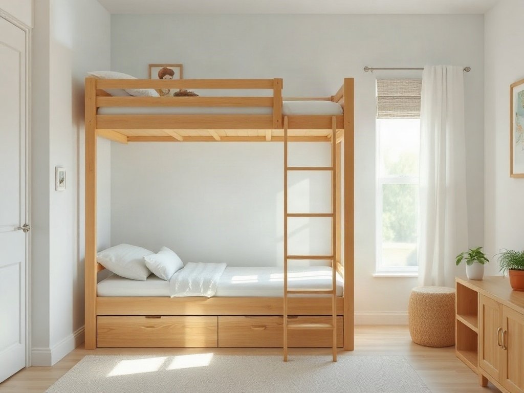 Giá bán giường tầng gỗ tự nhiên - hình 1