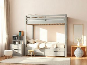 Nơi bán giường tầng trẻ em có tủ - hình 1