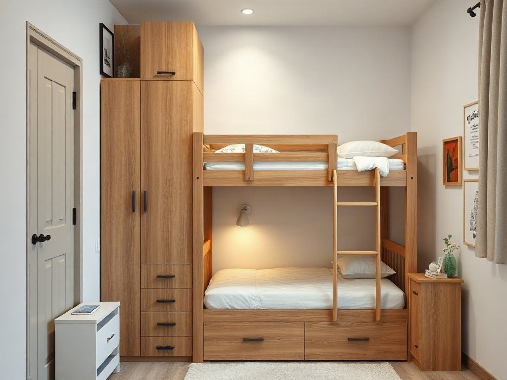 Nơi bán giường tầng trẻ em có tủ - hình 5