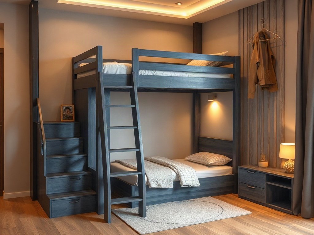 Giường tầng có cầu thang giá bao nhiêu - hình 4