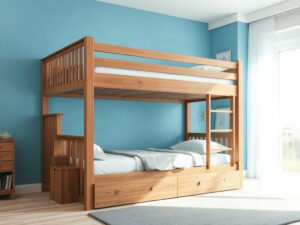 Giá giường tầng gỗ công nghiệp giá rẻ - hình 1