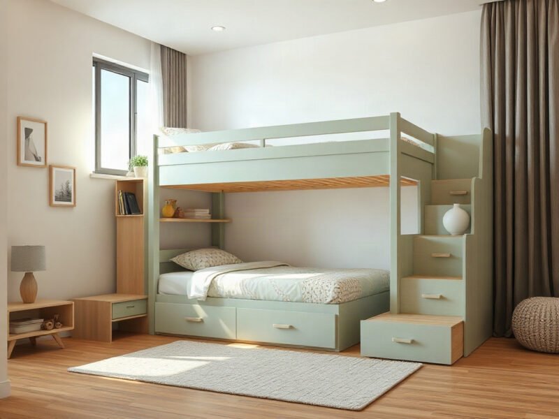 Bảng giá giường tầng có bàn học - hình 1
