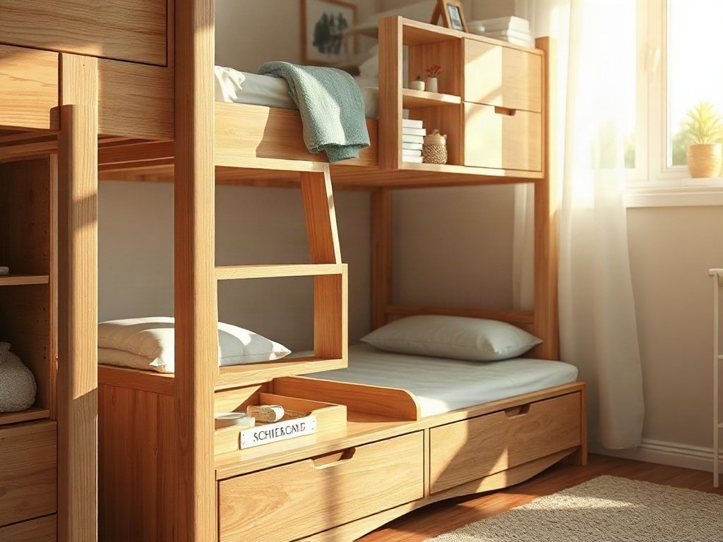 Bảng giá giường tầng có bàn học - hình 2