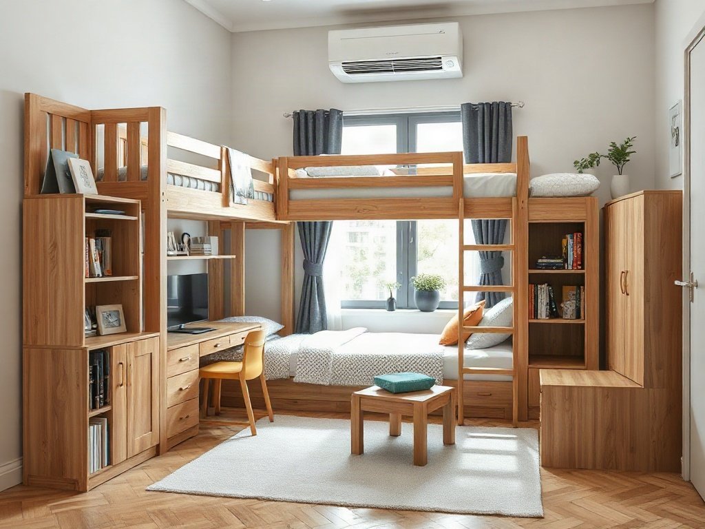 Bảng giá giường tầng có bàn học - hình 3