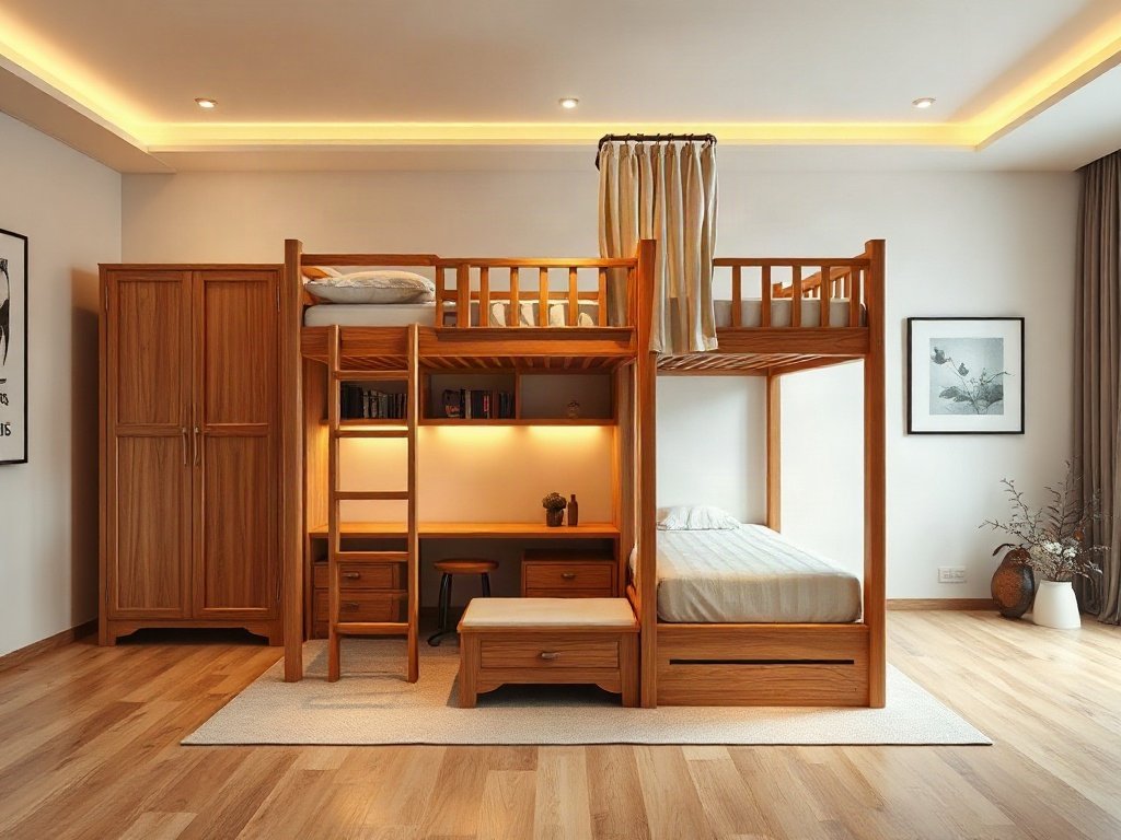 Bảng giá giường tầng có bàn học - hình 4