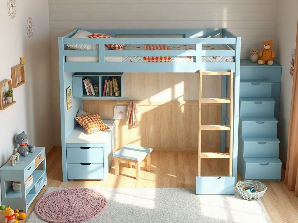 Bảng giá giường tầng có bàn học - hình 5