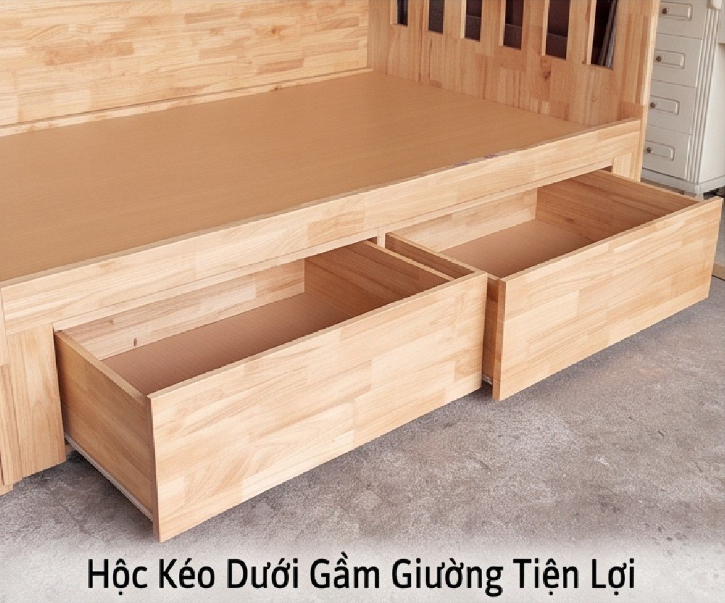 Hộc Kéo Dưới Gầm Giường Tiện Lợi