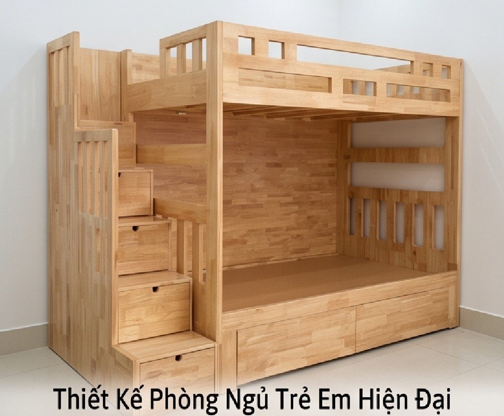 Thiết Kế Phòng Ngủ Trẻ Em Hiện Đại