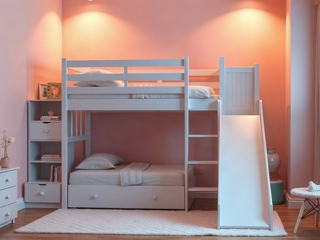 Giá bán giường tầng cho bé gái - hình 5