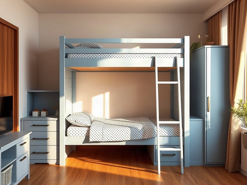Giá bán giường tầng cho bé gái - hình 3