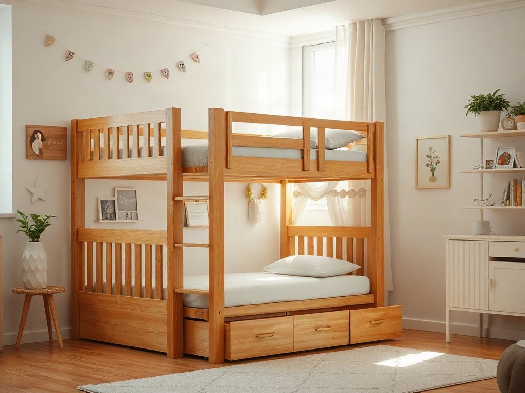 Giường tầng có hộc kéo giá bao nhiêu - hình 1