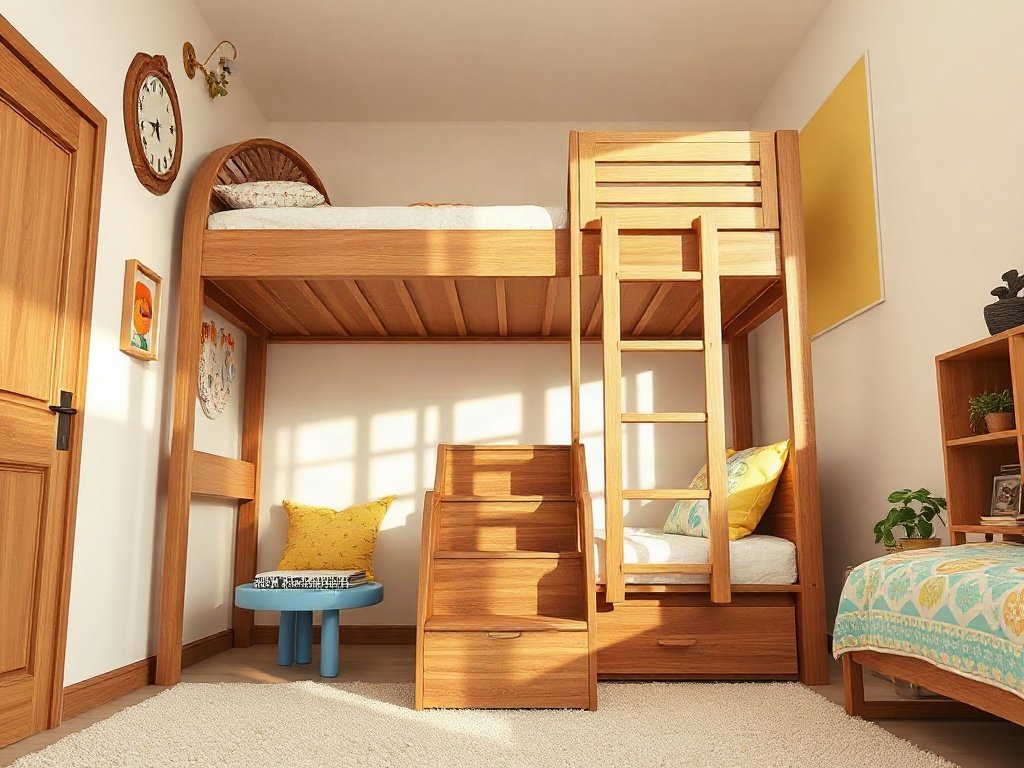 Giường tầng có hộc kéo giá bao nhiêu - hình 5